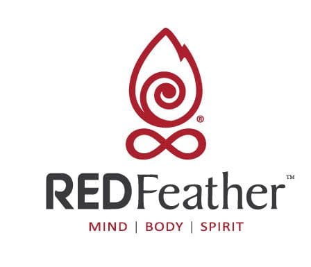 RedFeather sponsor banner.